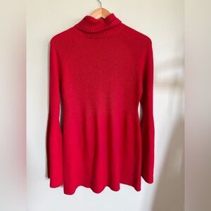 L*Space Vibrant Red Turtleneck Sweater